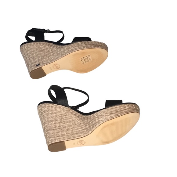 Women’s Michael Kors Jill Wedges - Black - Size 10 NWOT - Picture 7 of 10